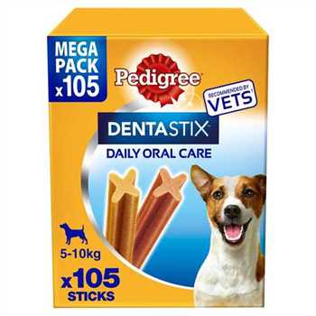 Pedigree Dentastix Daily Dental Chew - Small Dog - 105 Stick Bulk Pack